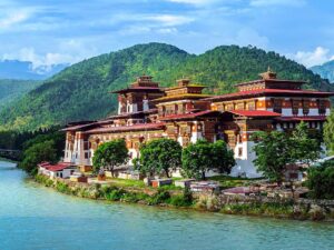 Punakha Dzong in Bhutan holiday tour