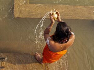 Ganga Tarpan in Varanasi