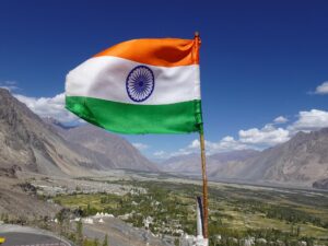 Indian Flag in Leh War museum