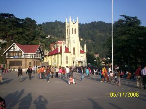 SHimla Church on Shimla Mall