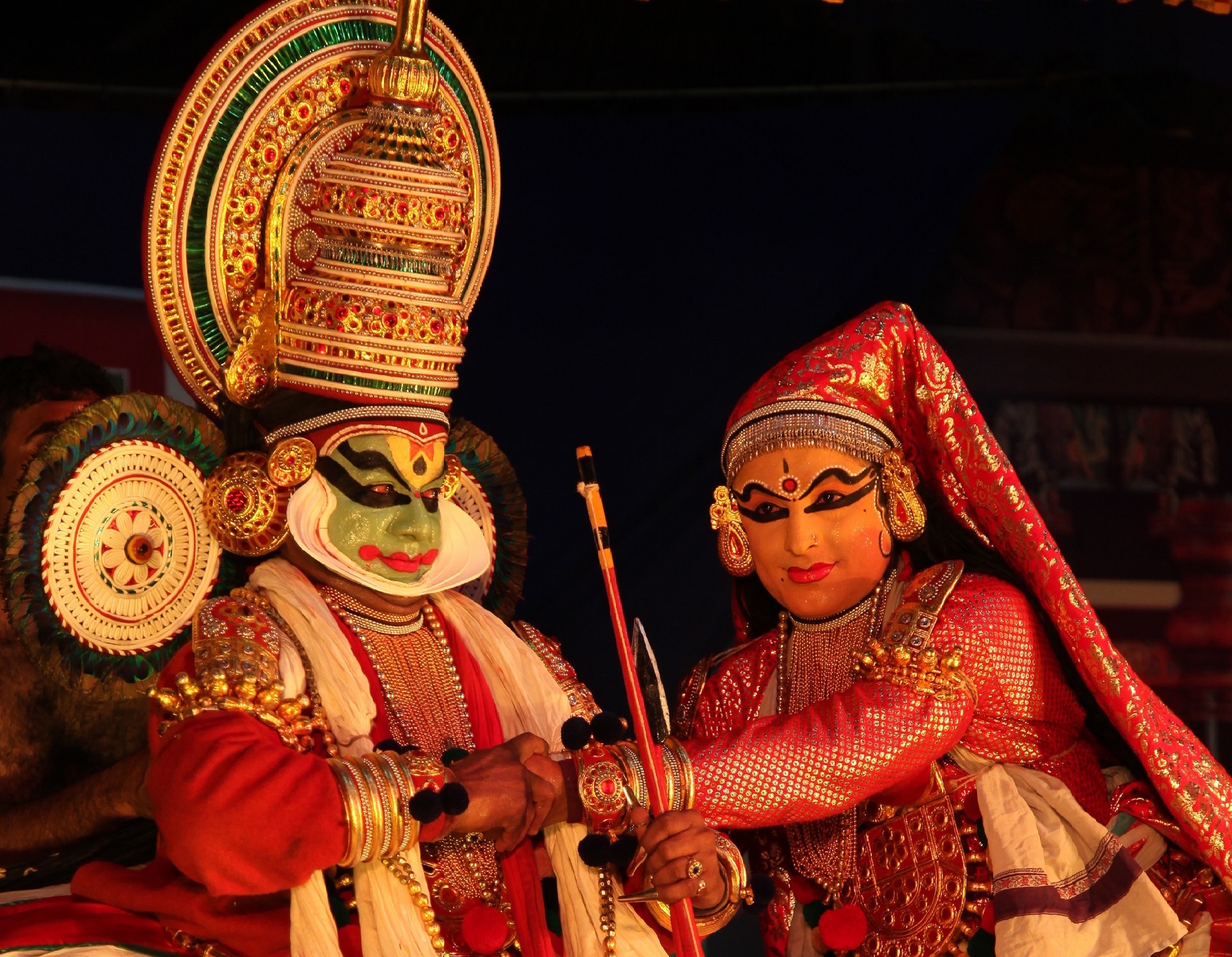 Kathakali Dance performance in Kerala