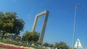 Dubai frame view