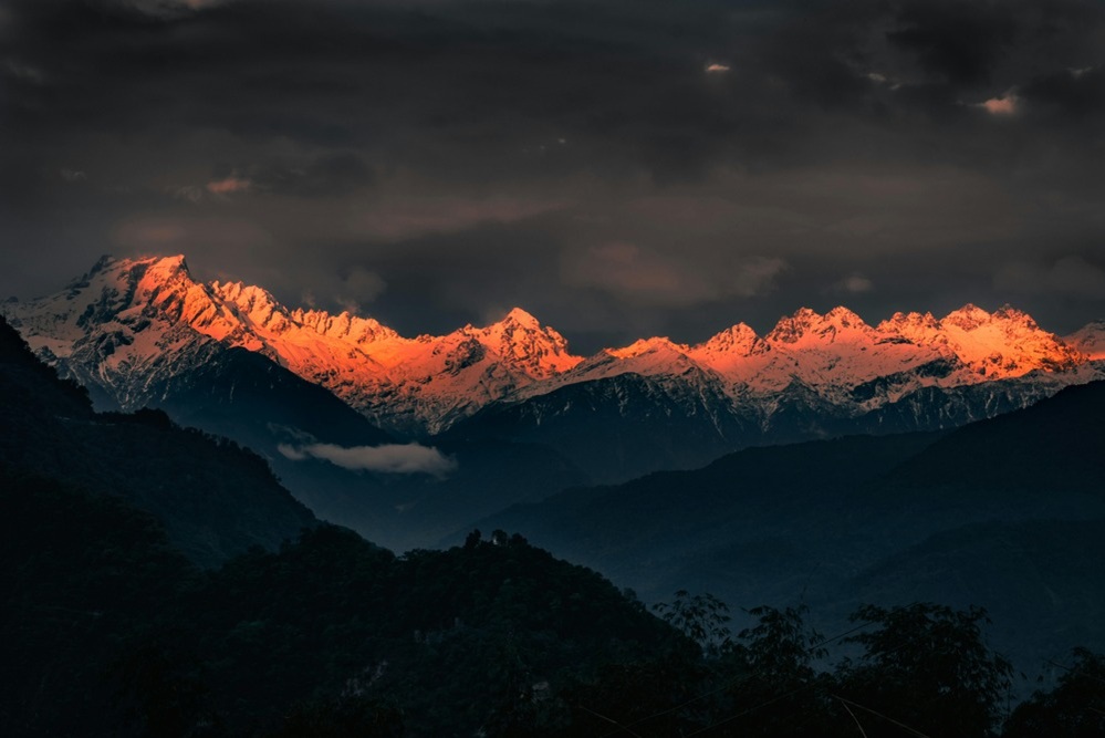 Kanchenjungha from Pelling, Sikkim Darjeeling