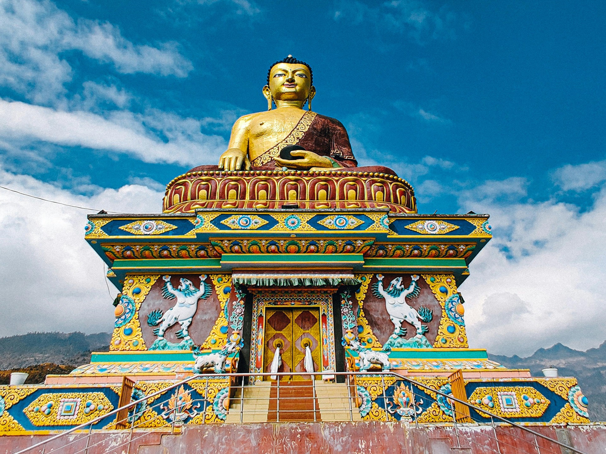 Buddha statue in Tawang, Arunachal tour plan