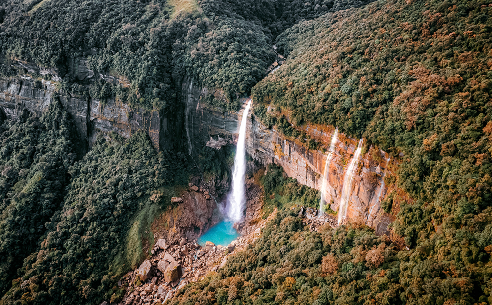 nohkalikai falls meghalaya, North east tour