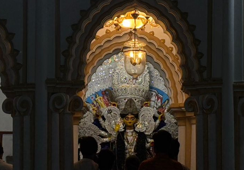 Gram Banglar Bonedi puja parikrama in Bardhaman