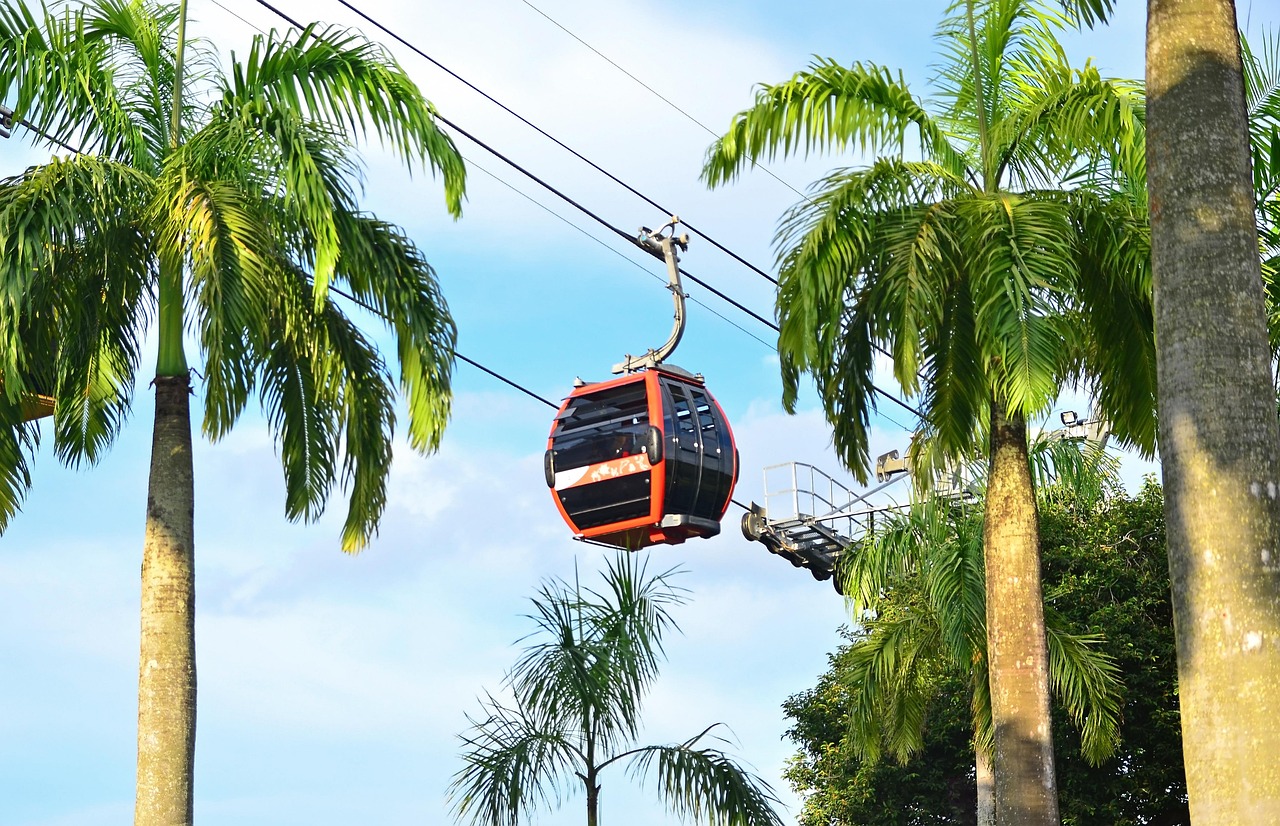 Sentosa Cable car, Singapore holiday