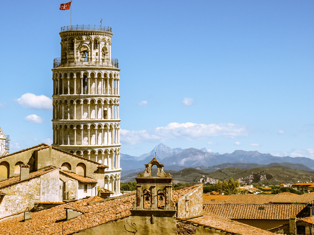 Pisa leaning tower, europe tour