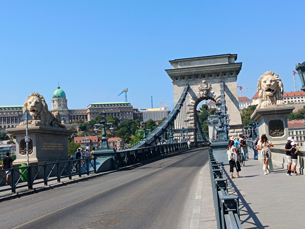 Chain bridge Budapest, Central europe tour from India