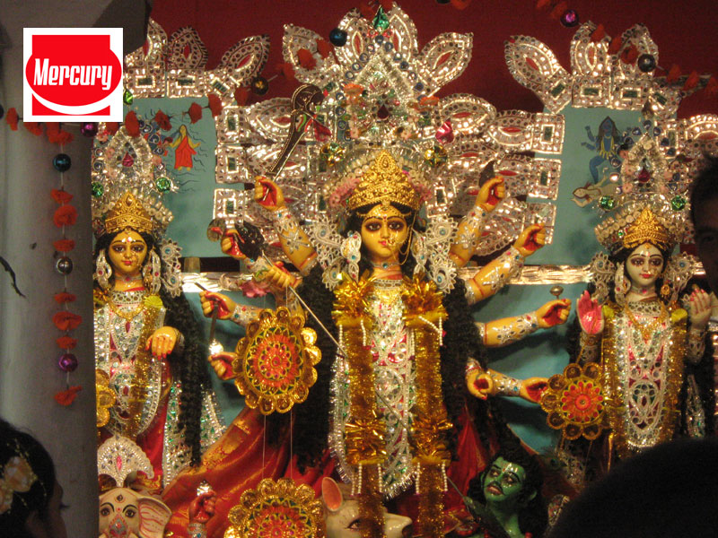 kolkata bonedi bari durga puja