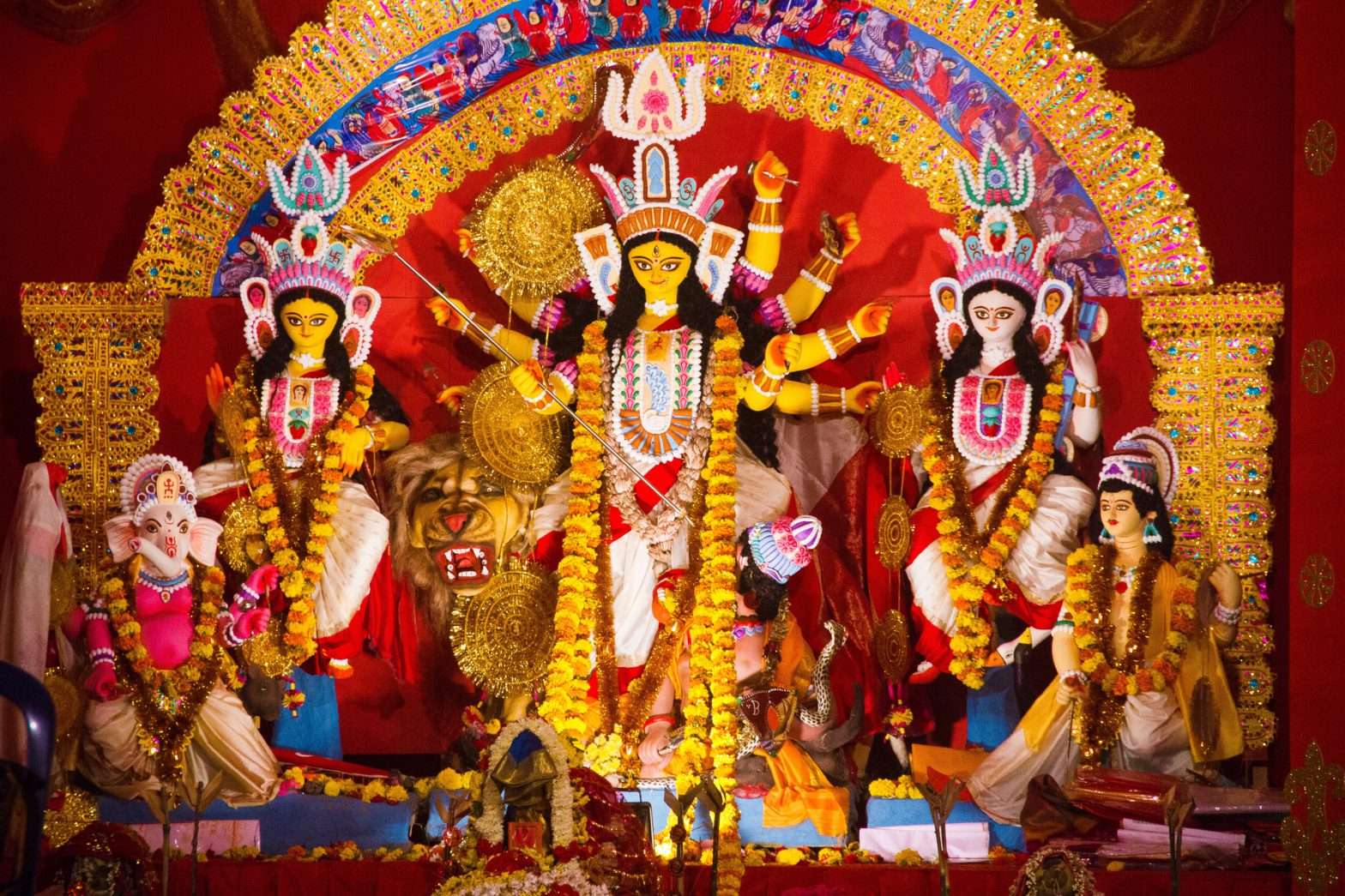 Durga Idol of Village of West Bengal