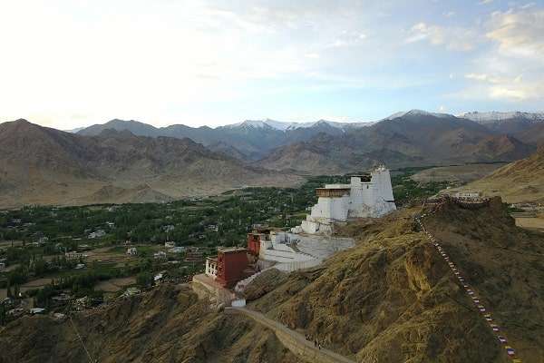 White monastery in Leh Ladakh trip