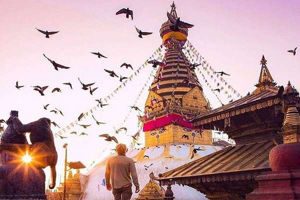 Nepal swambhunath temple