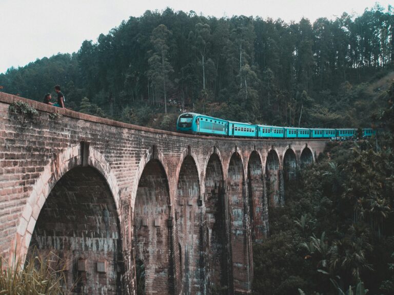 Nine Arch train bridge in Srilanka