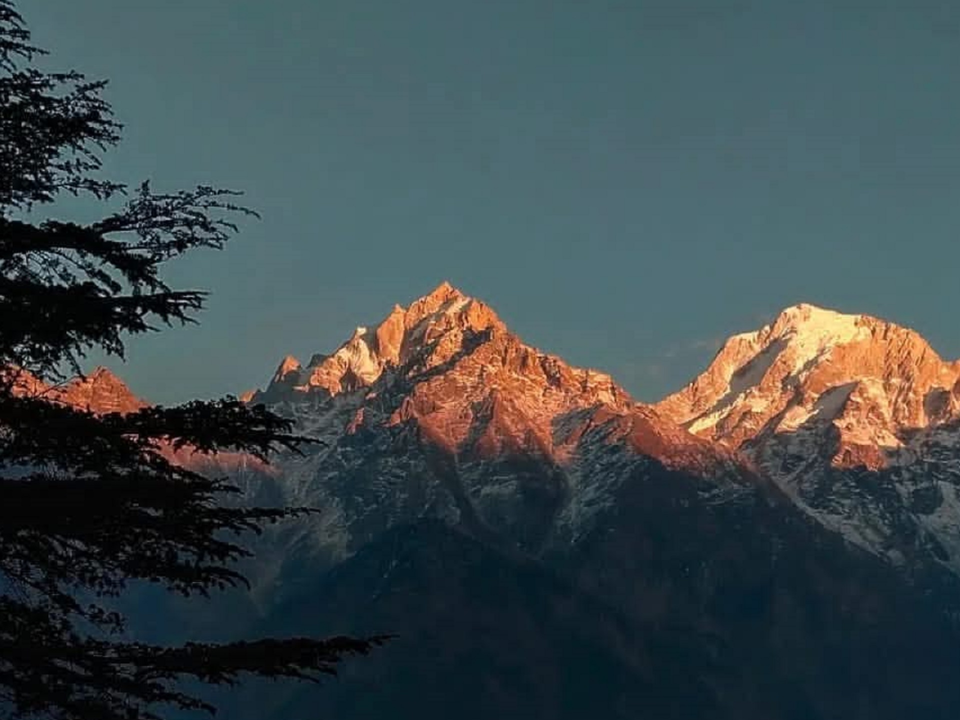 Kailash Parvat from Kinnaur Kalpa